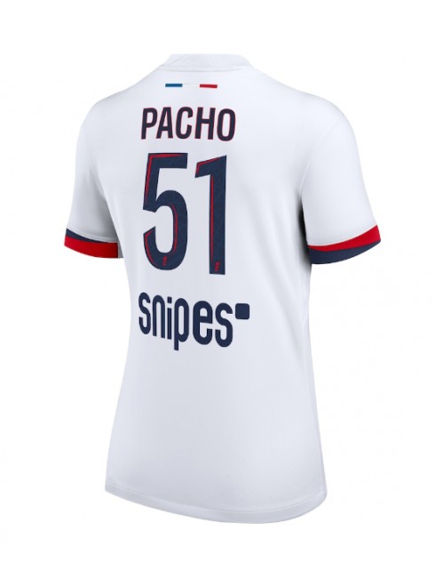 Paris Saint-Germain Willian Pacho #51 Zenski Gostujuci Dres 2025-26 Kratak Rukavima Paris Saint-Germain Willian Pacho #51 Zenski Gostujuci Dres 2025-26 Kratak Rukavima